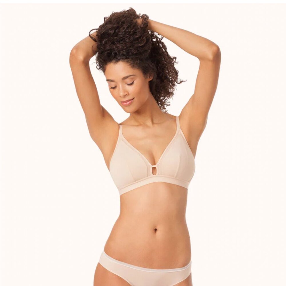 Lively The Busty Bralette NWT Size 3 Toasted Almond
